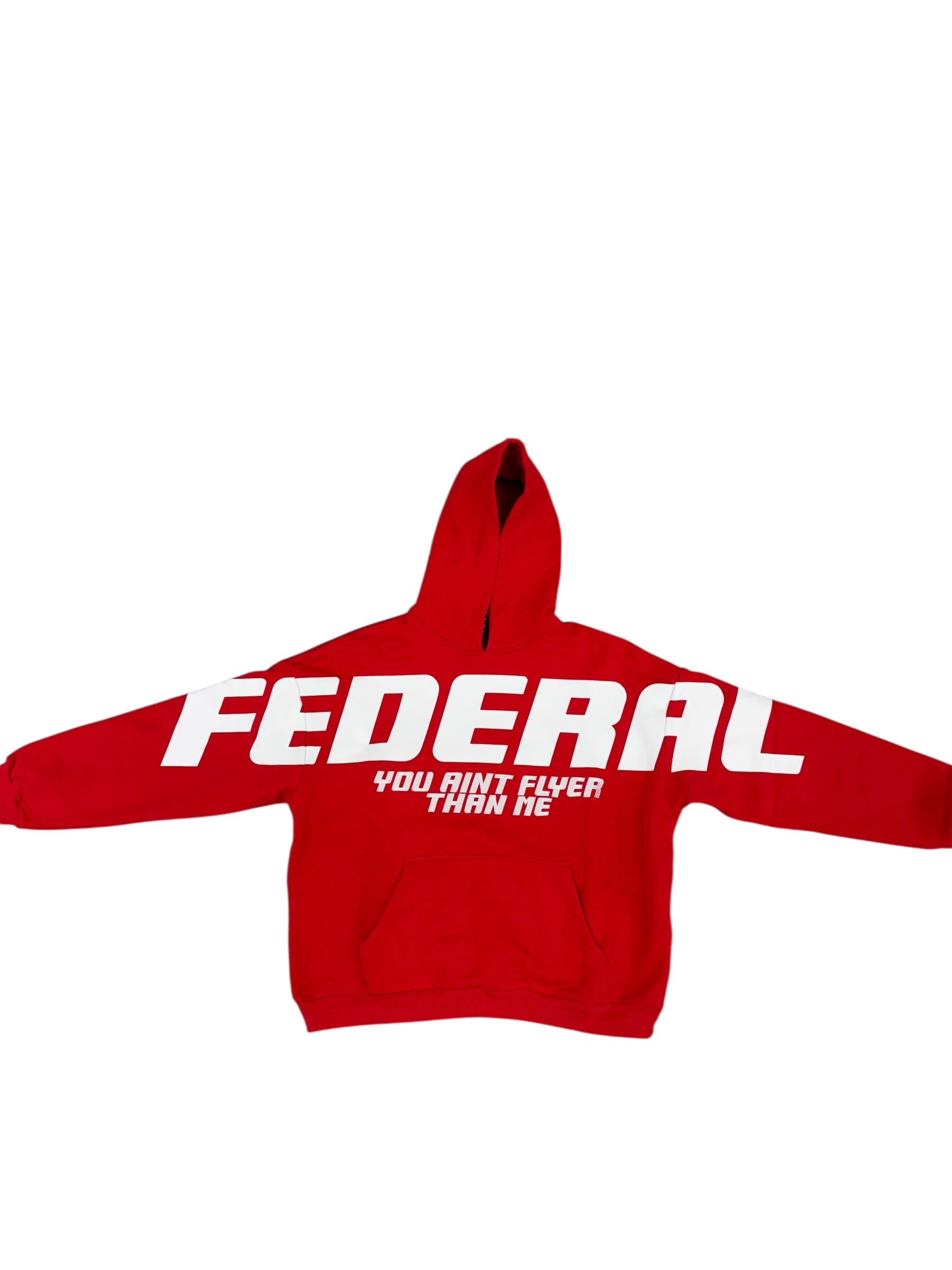 Red and White Federal Fresh Hoodie