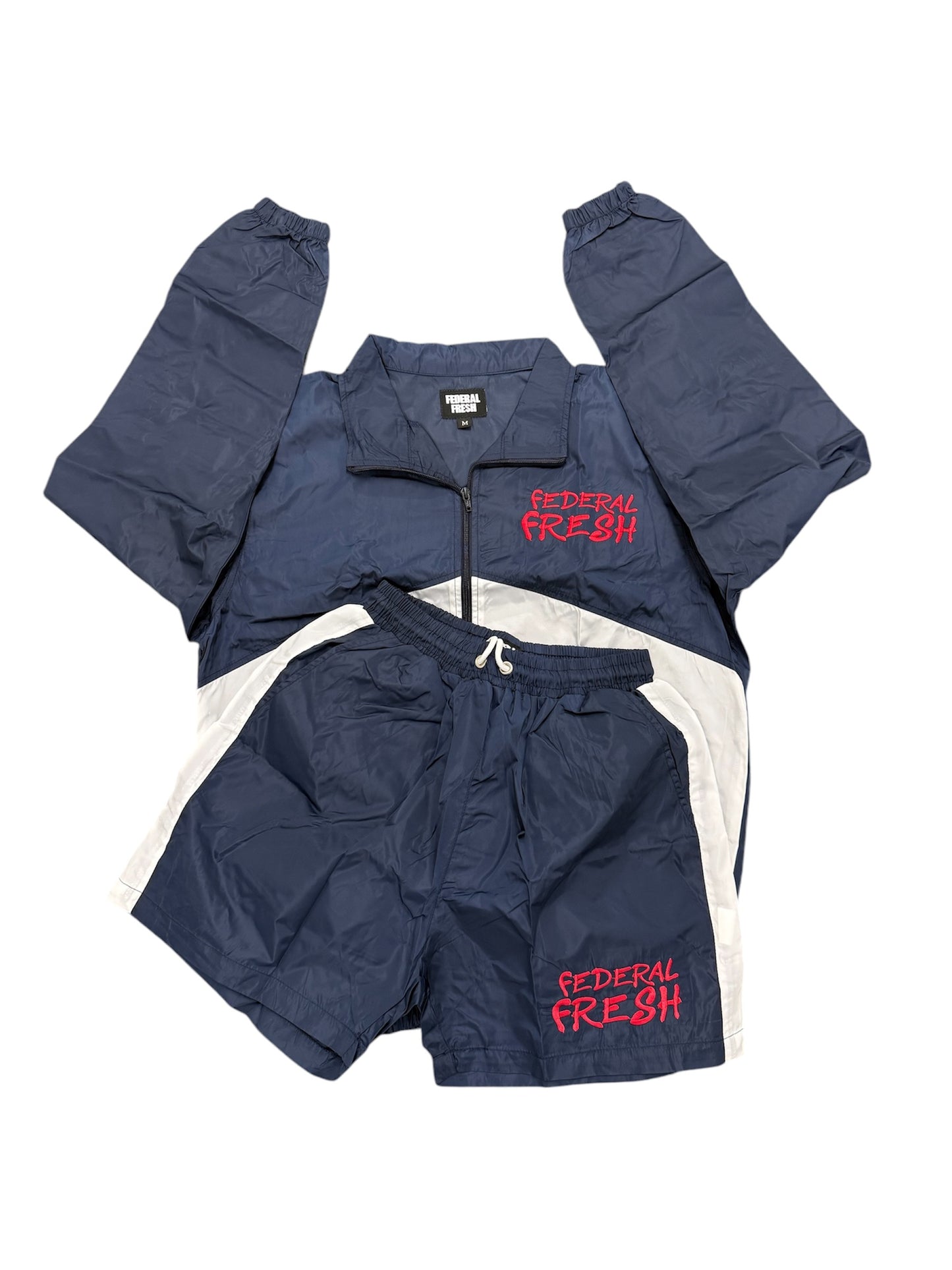 Navy Blue Federal Fresh Windbreaker Set