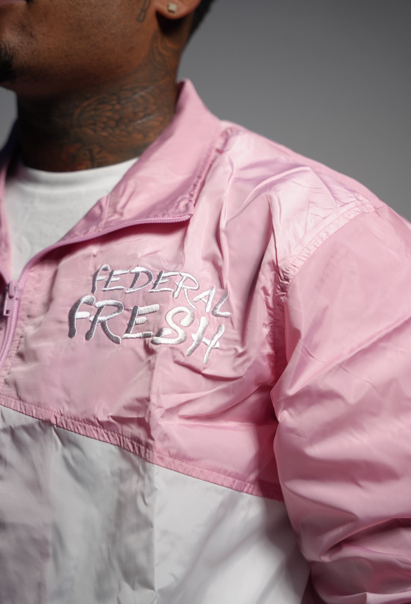 Pink Federal Fresh Windbreaker Set