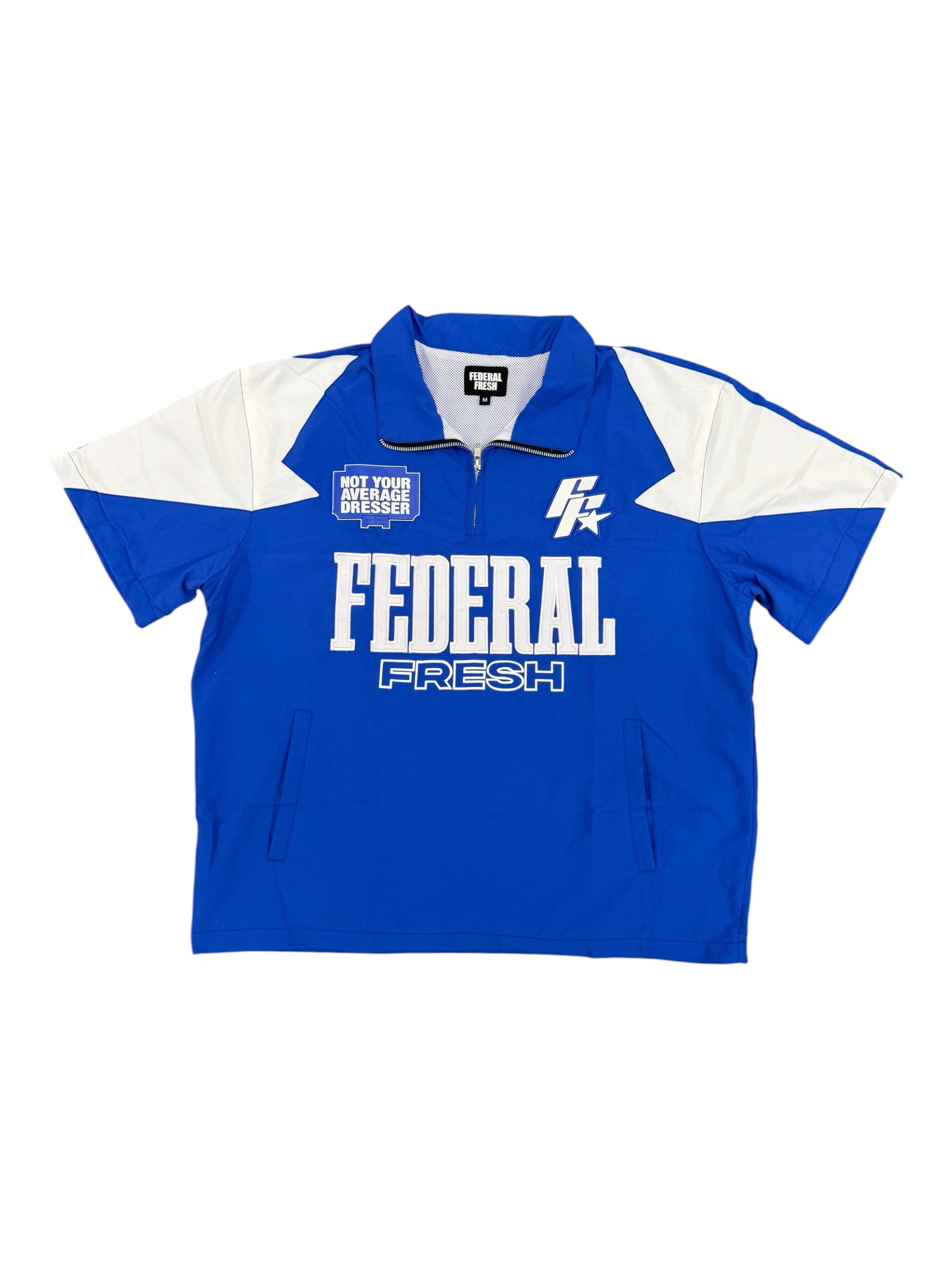 Royal Blue Federal Fresh Windbreaker Top