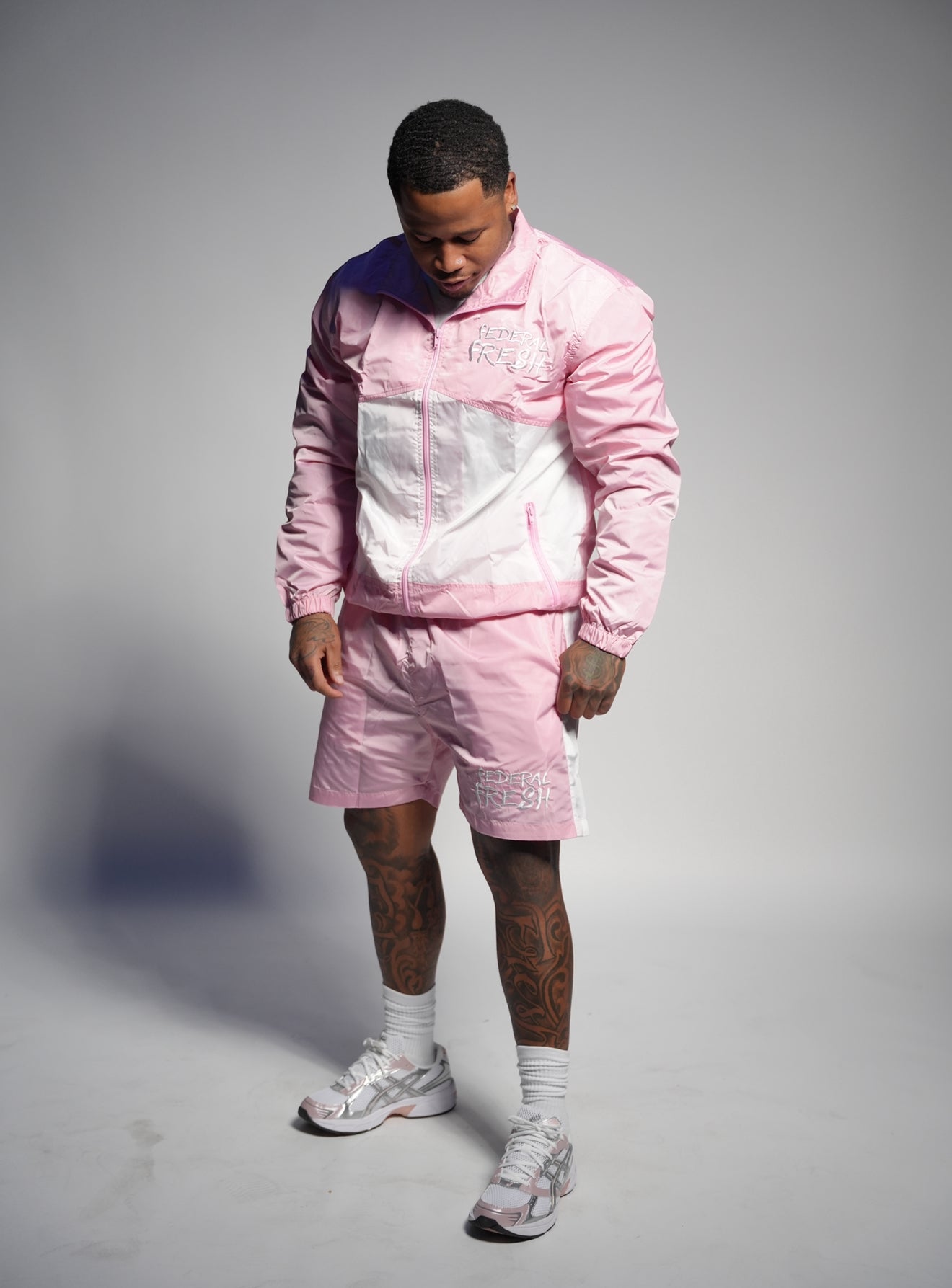 Pink Federal Fresh Windbreaker Set