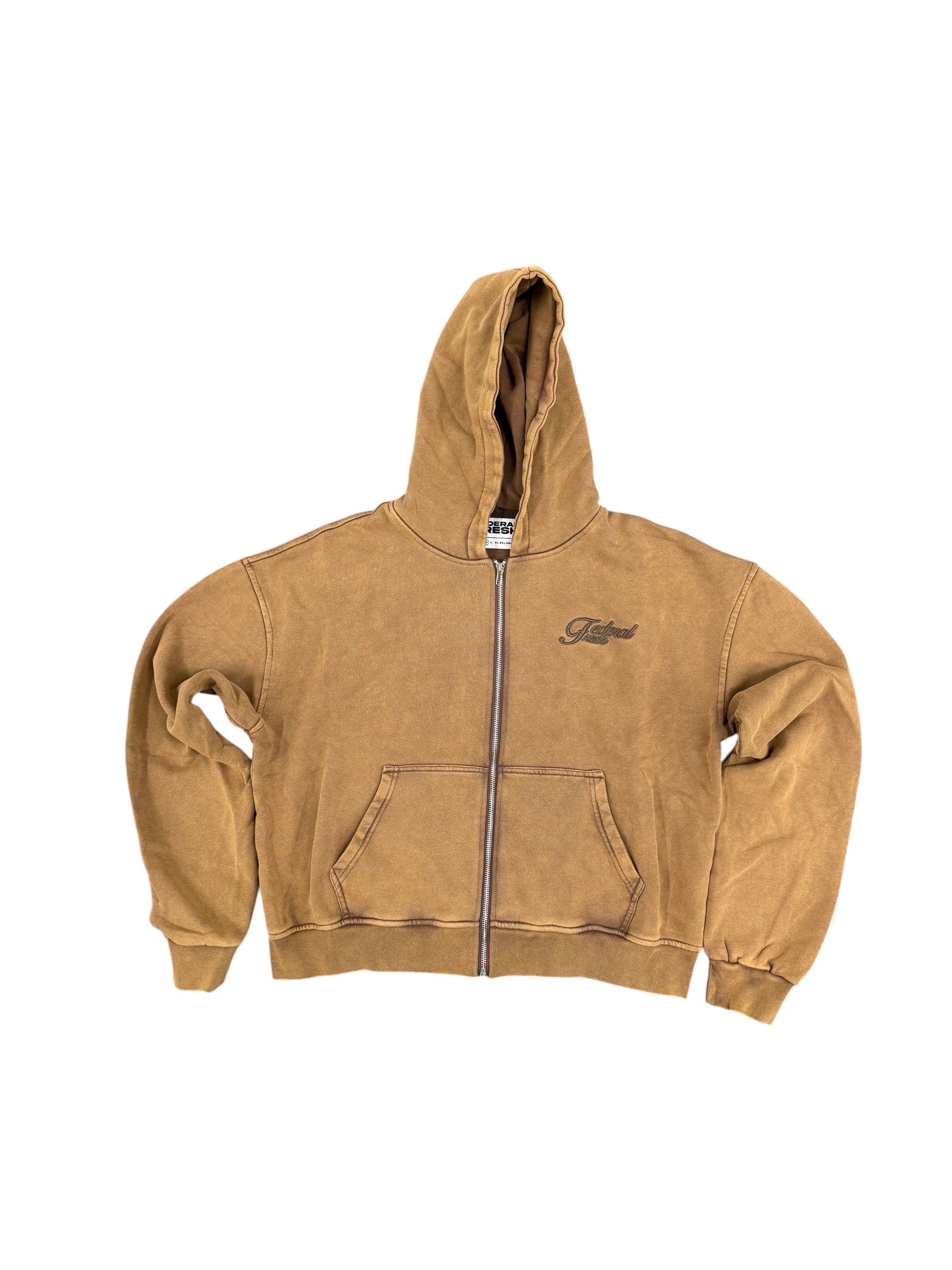 Brown Federal Fresh Zip Up