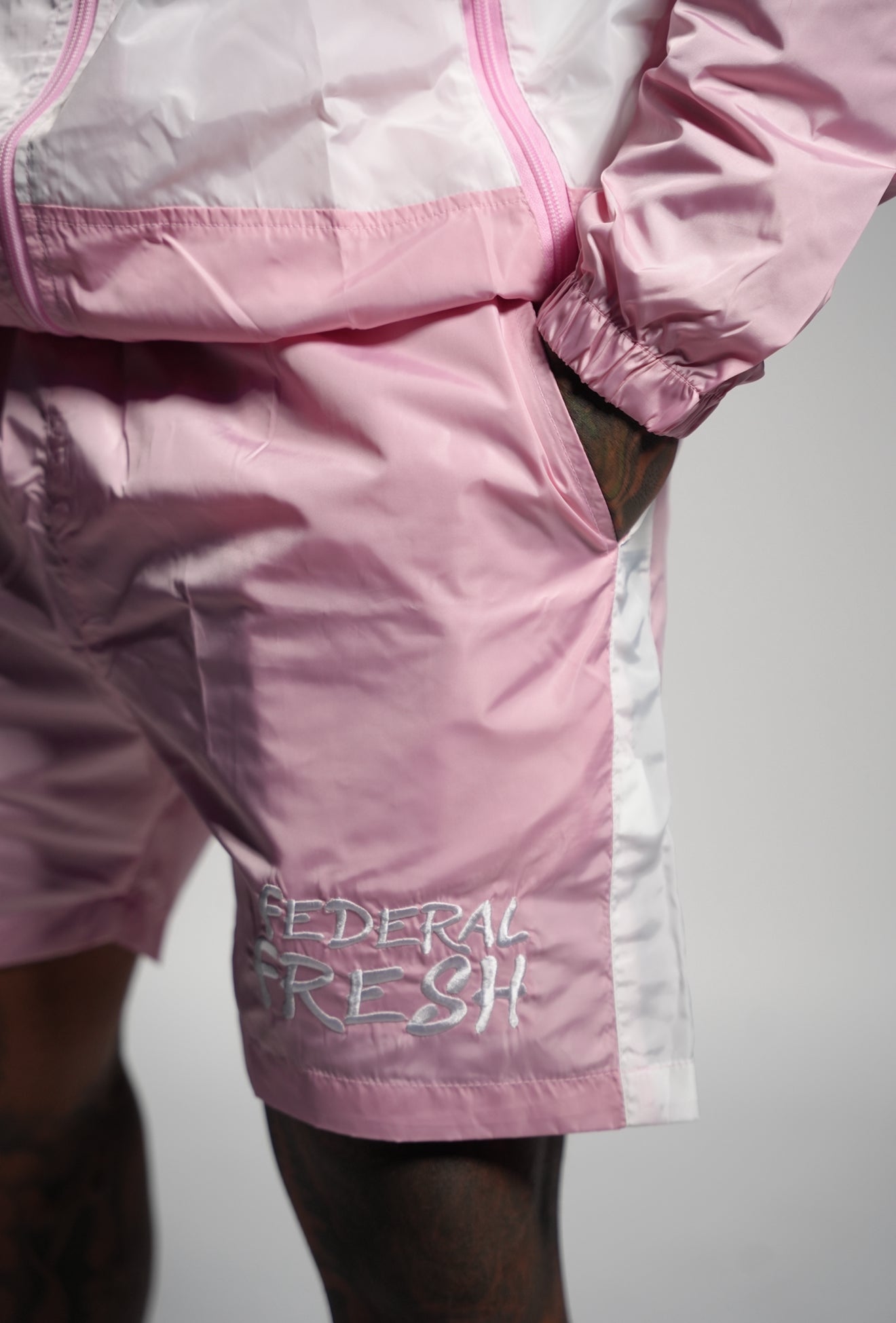 Pink Federal Fresh Windbreaker Set