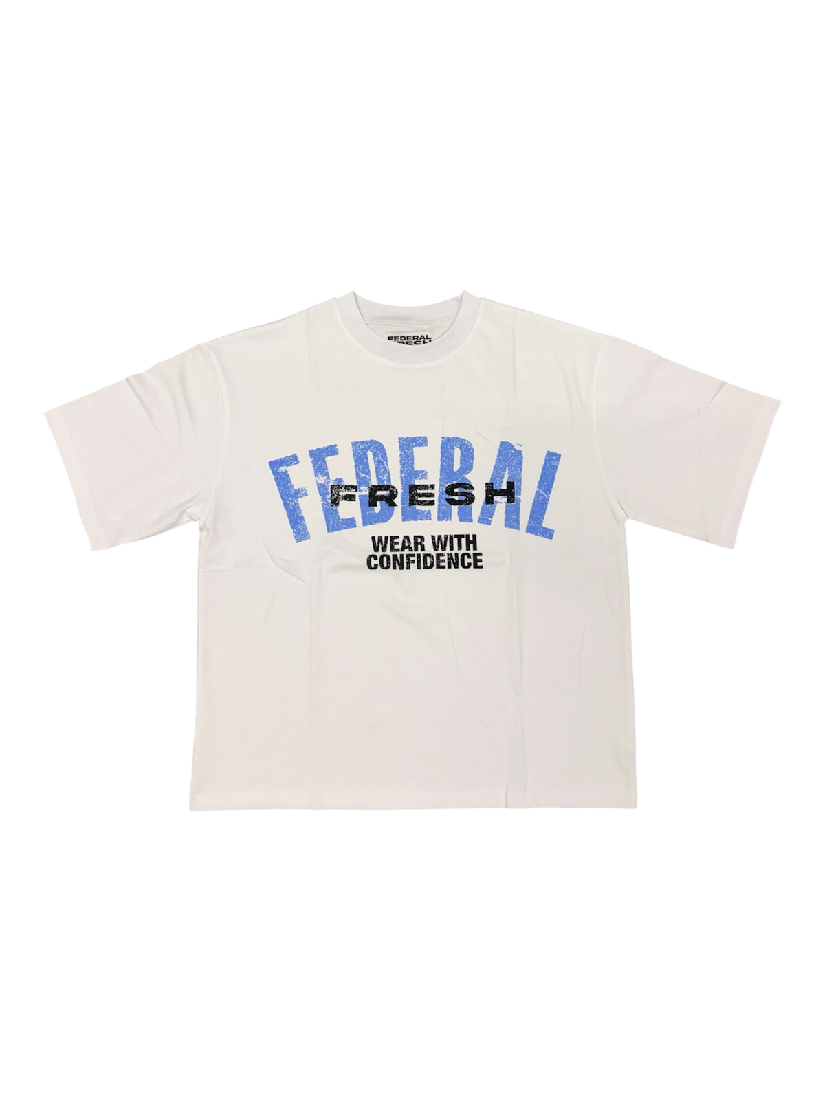Federal Fresh White and Blue T-shirt