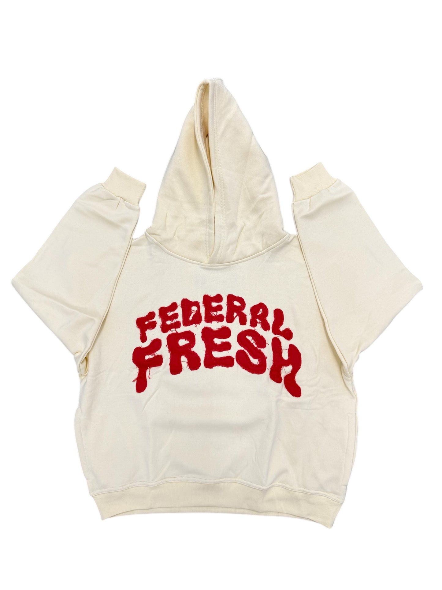 Cream and Red Federal Fresh Hoodie