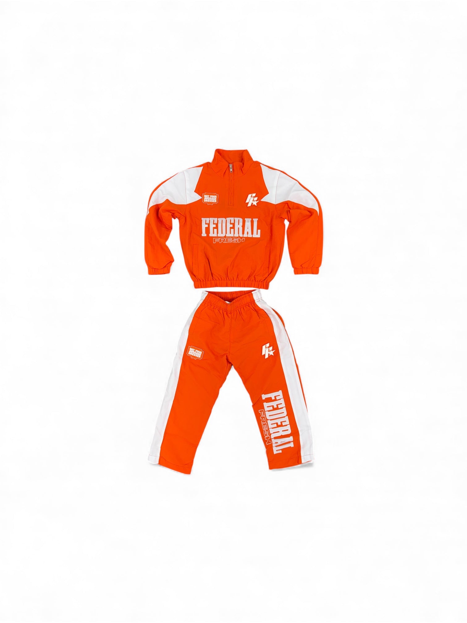 Orange Kids Federal Fresh Windbreaker Set