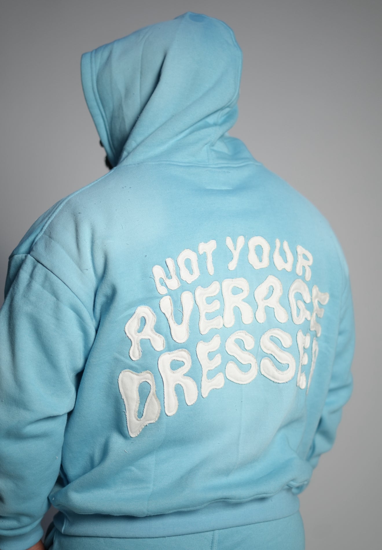 Acid Wash Sky Blue Federal Fresh Hoodie