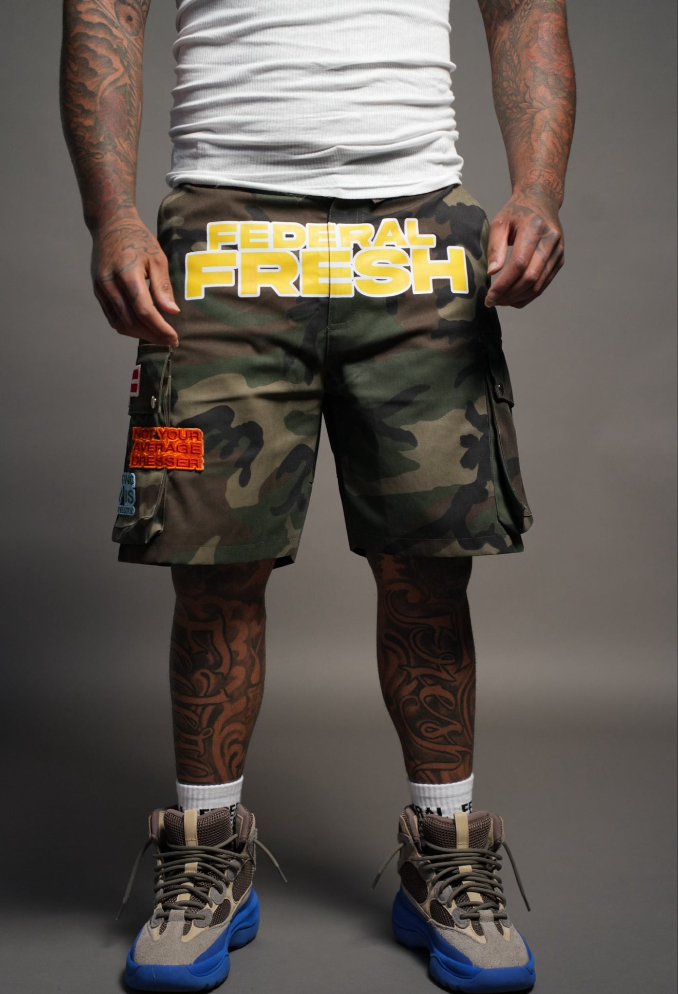 Federal Fresh Camo Logo Shorts