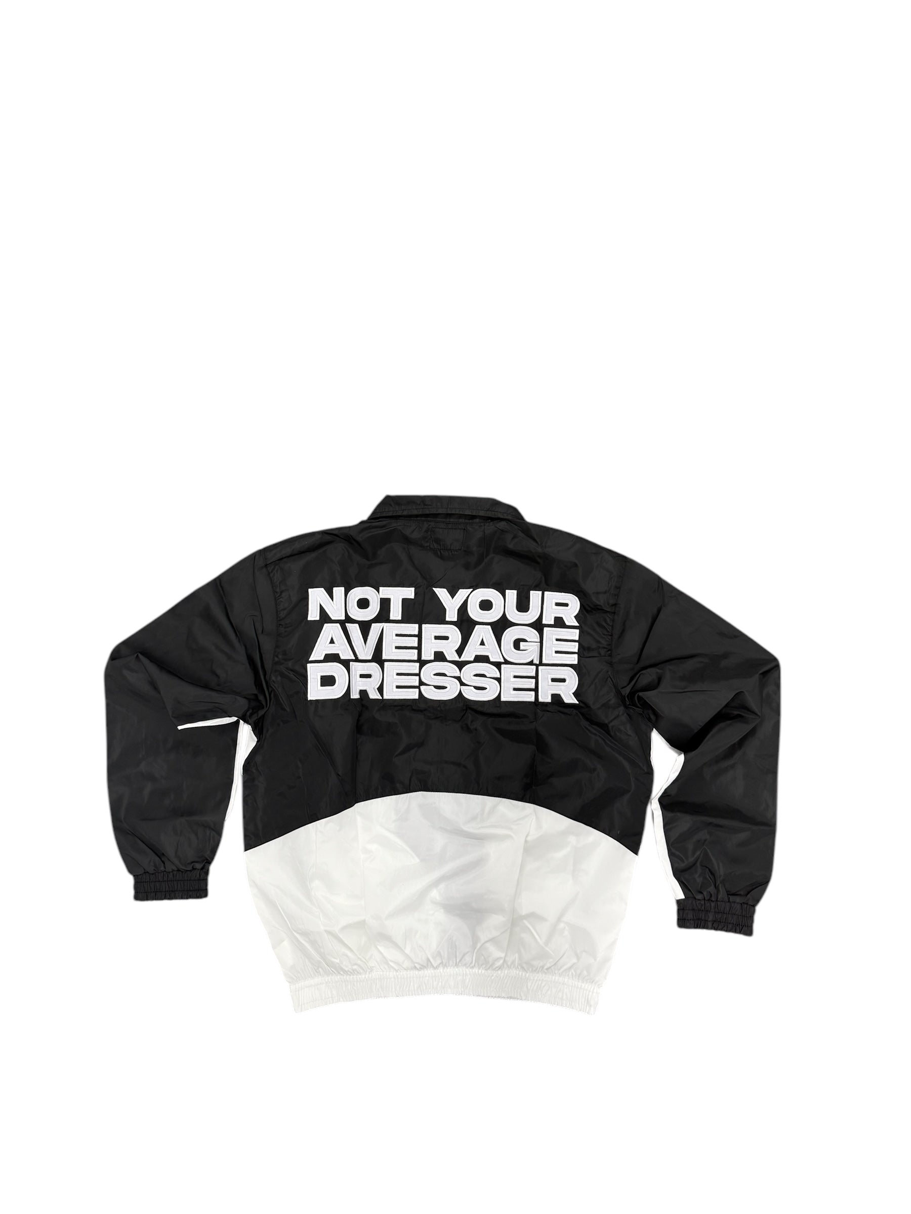 Black And White Windbreaker Jacket