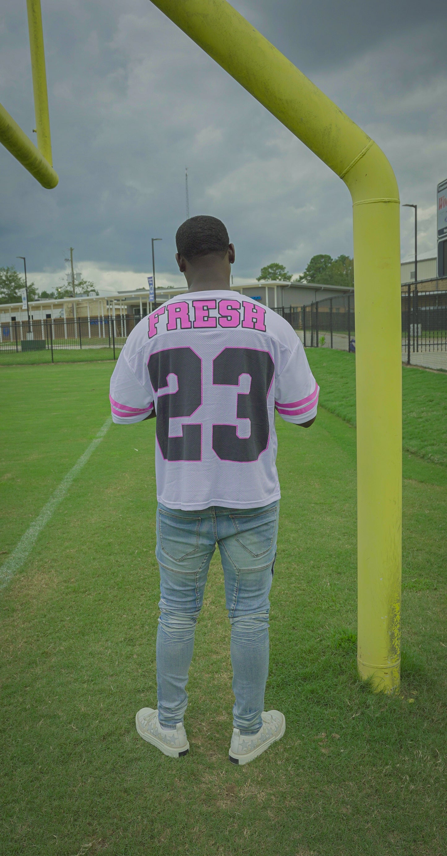 White and Pink Federal Fresh Jersey