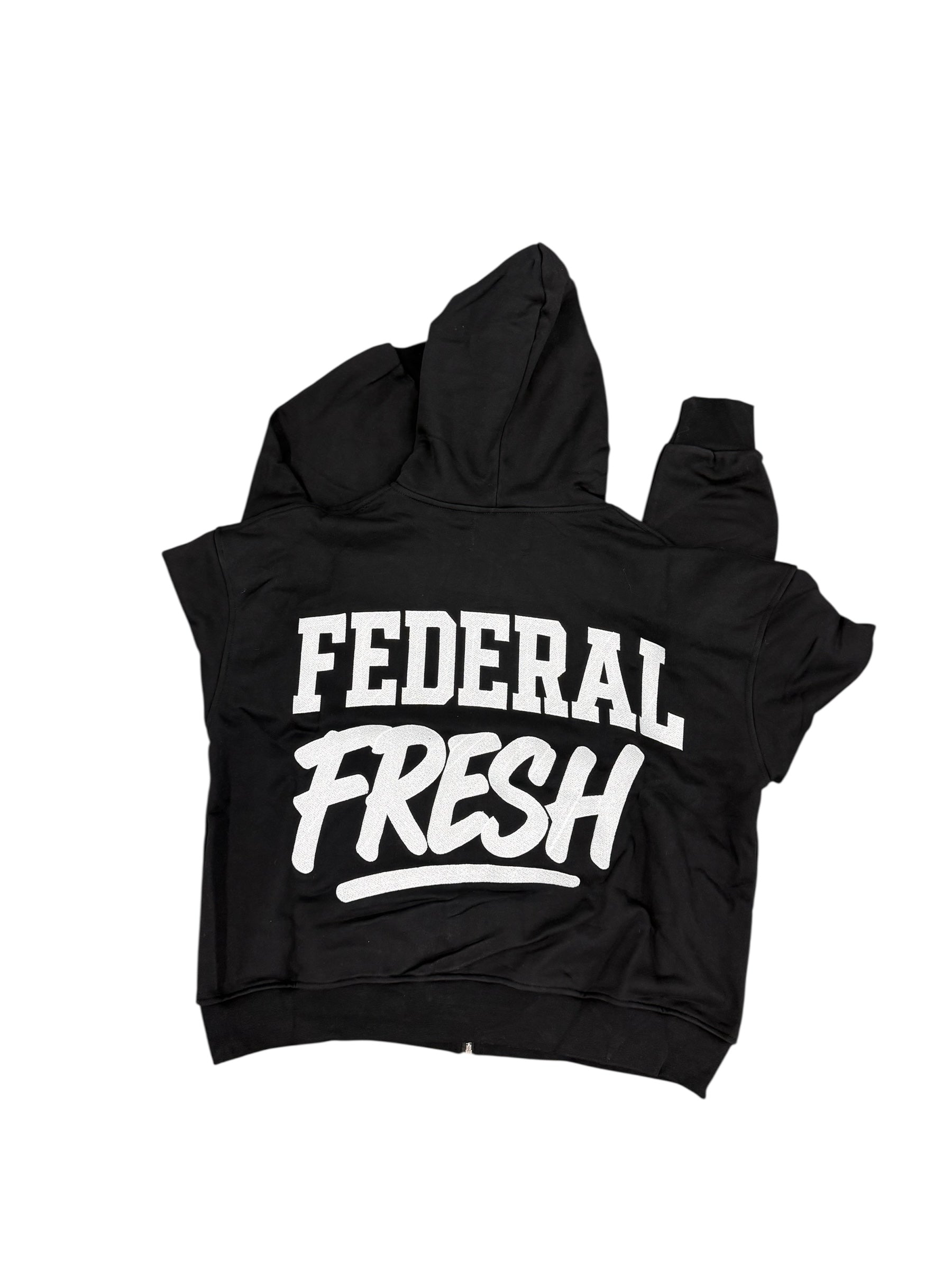 Black and White Federal Fresh Zip Up