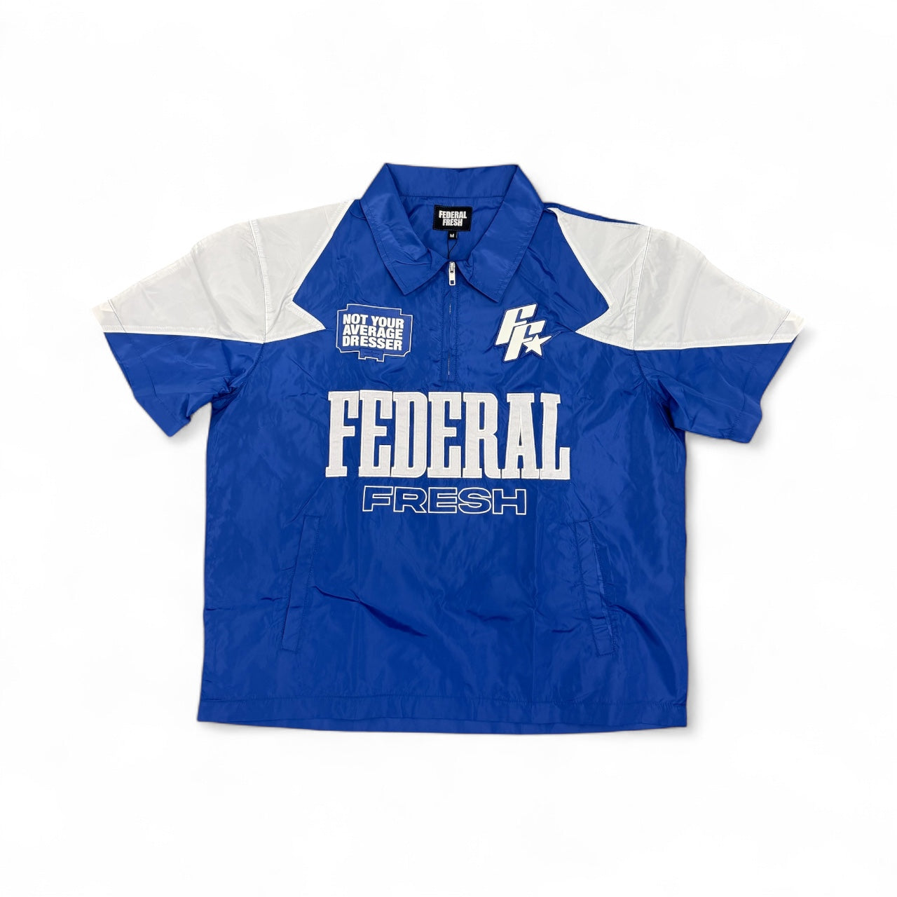 Royal Blue and White Federal Fresh Top