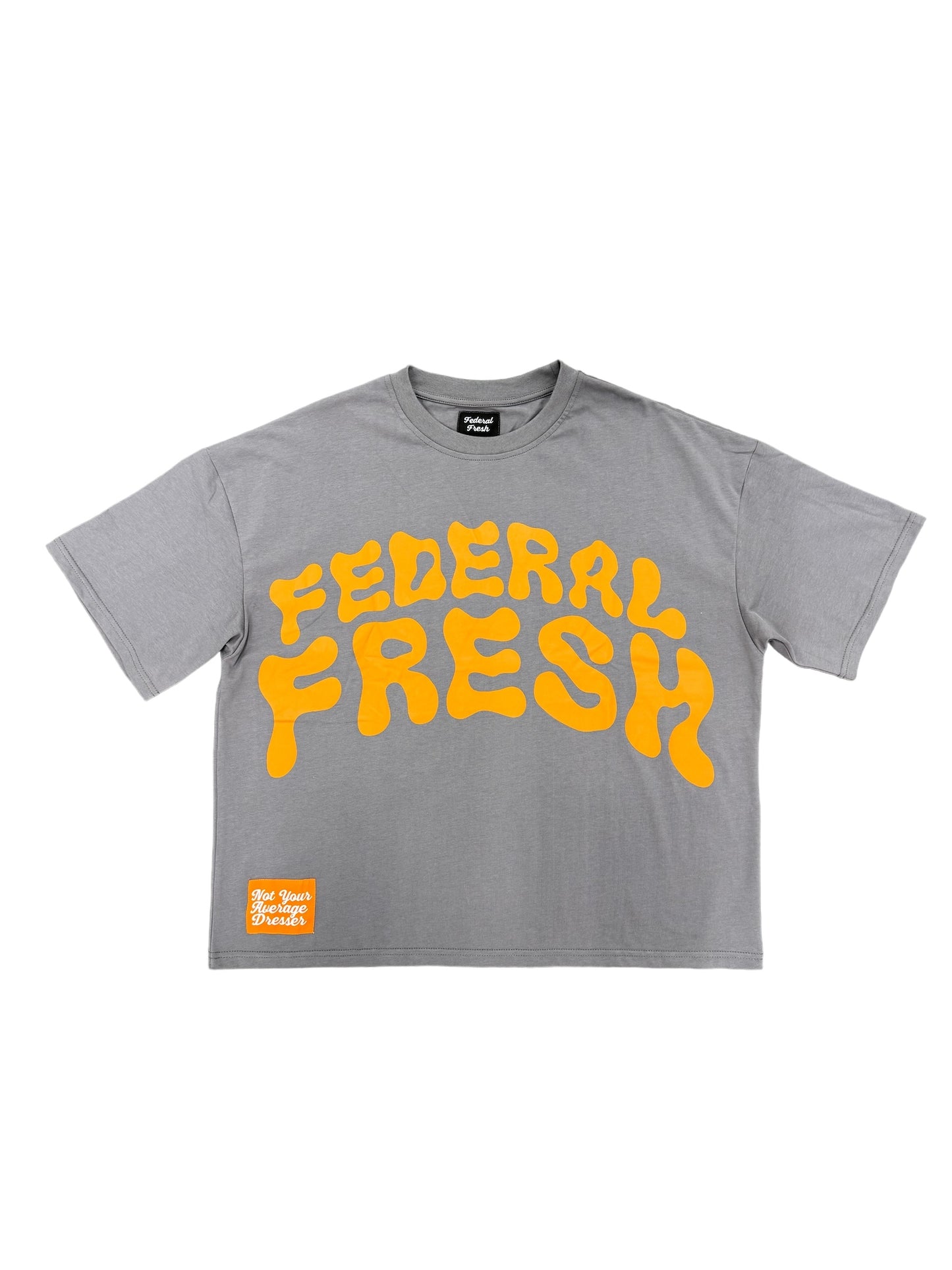 Grey and Orange Federal Fresh T-Shirt