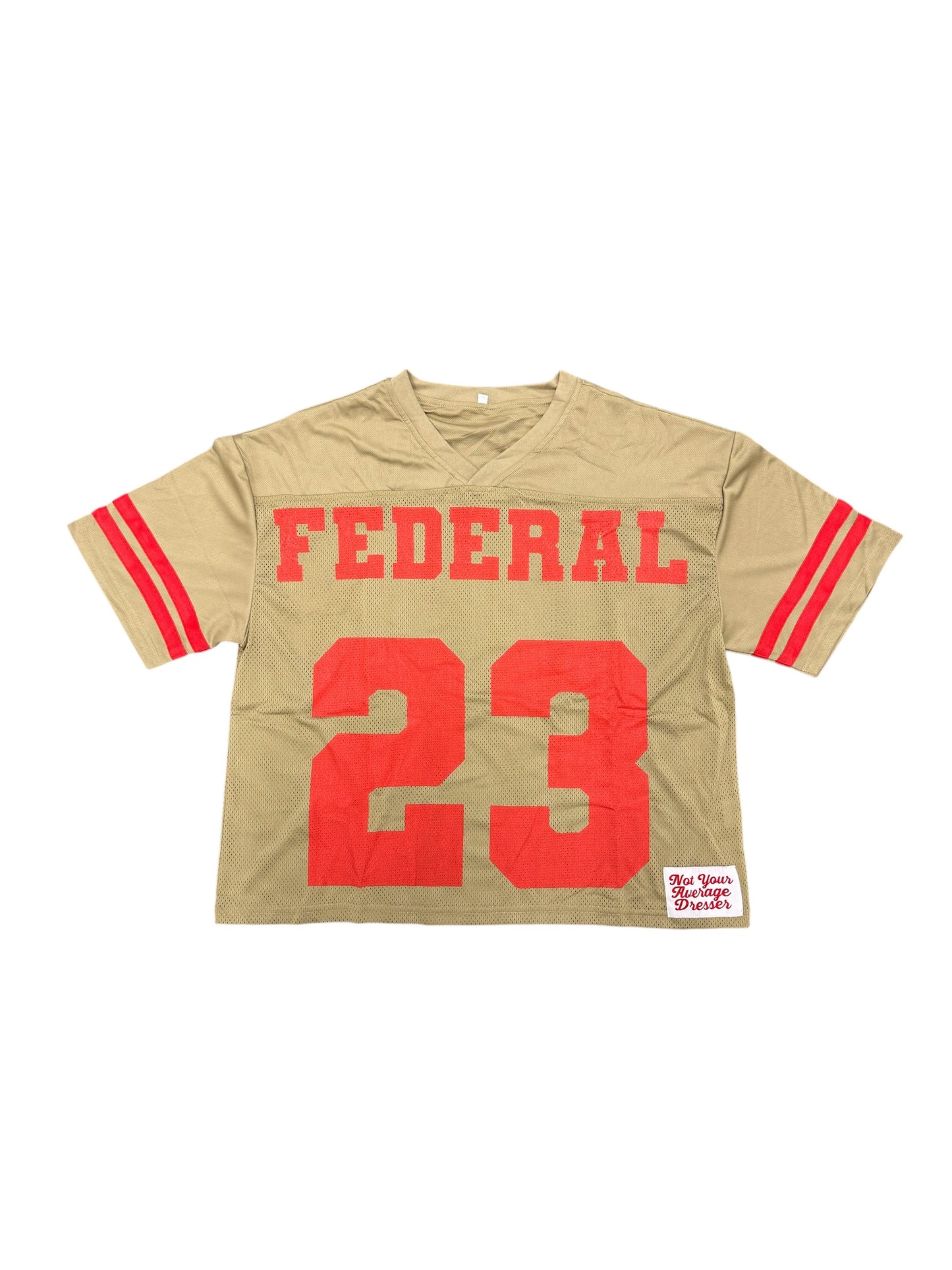 Creme and Red Federal Fresh Jersey