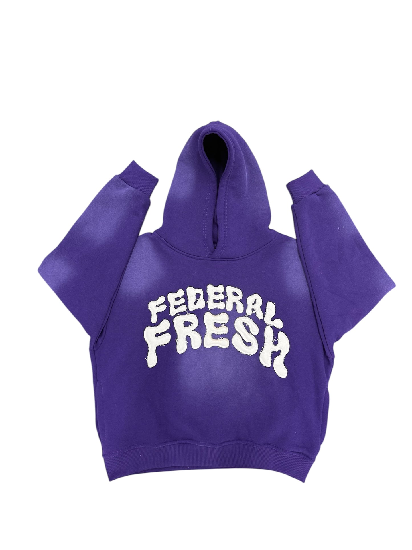 Purple Acid Wash Federal Fresh Hoodie