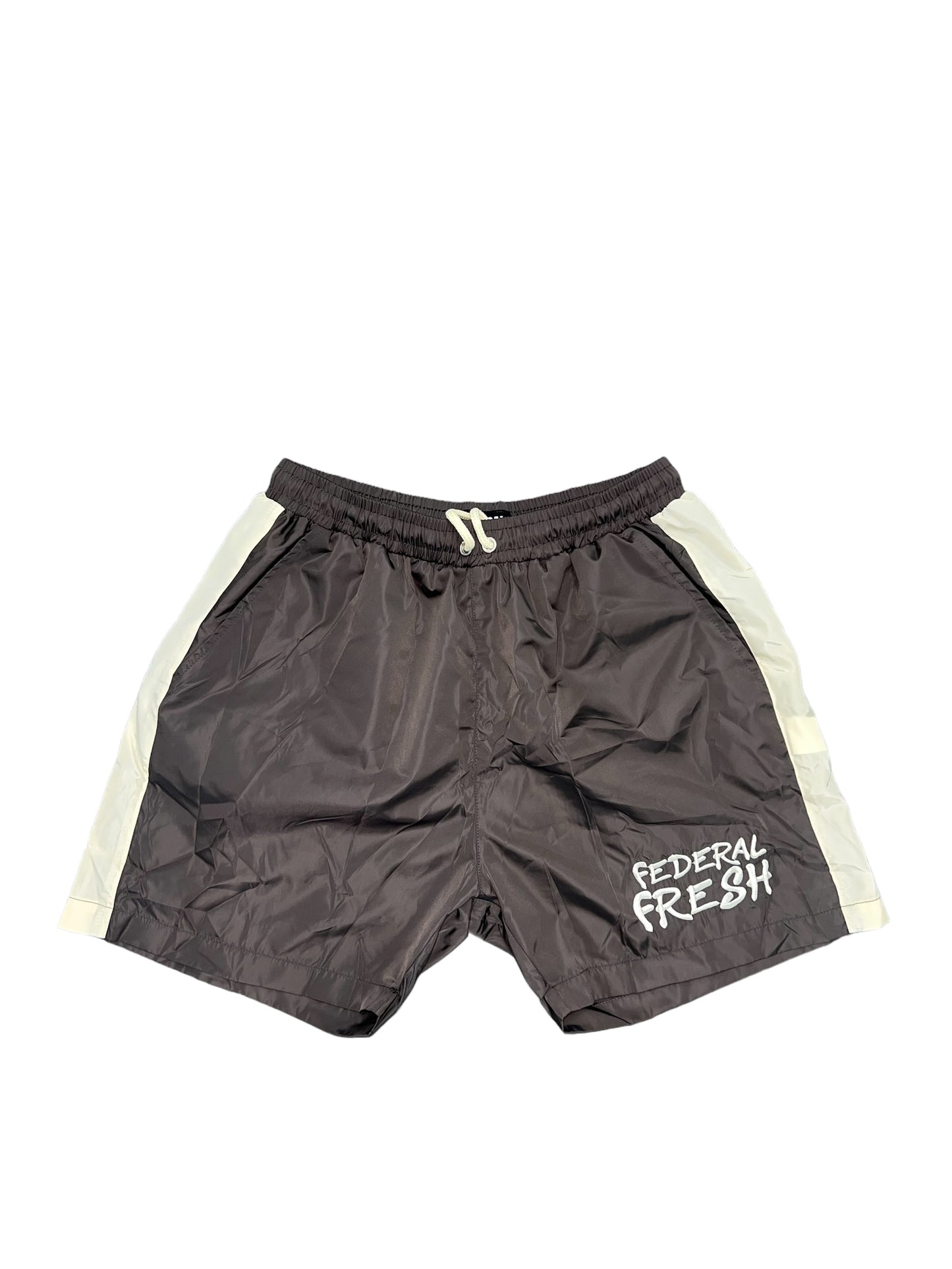 Brown and Creme Federal Fresh Shorts