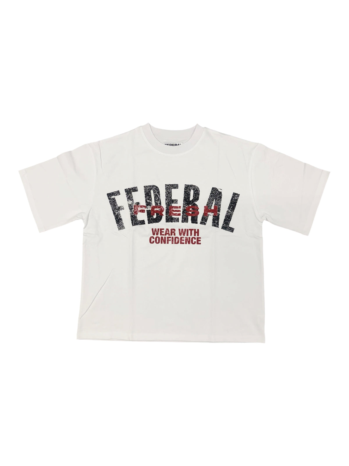 Federal Fresh White and Red T-shirt