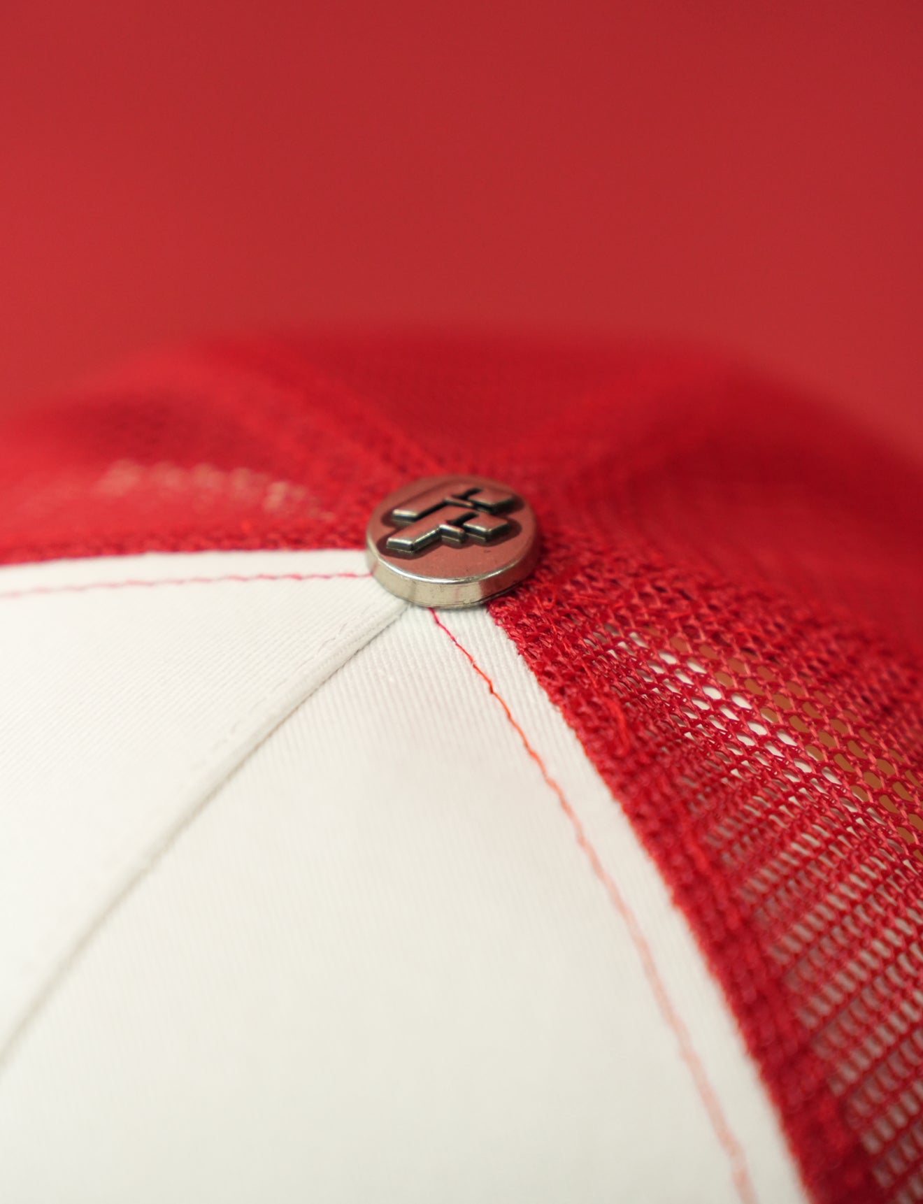 Red and White Federal Fresh Trucker Hat