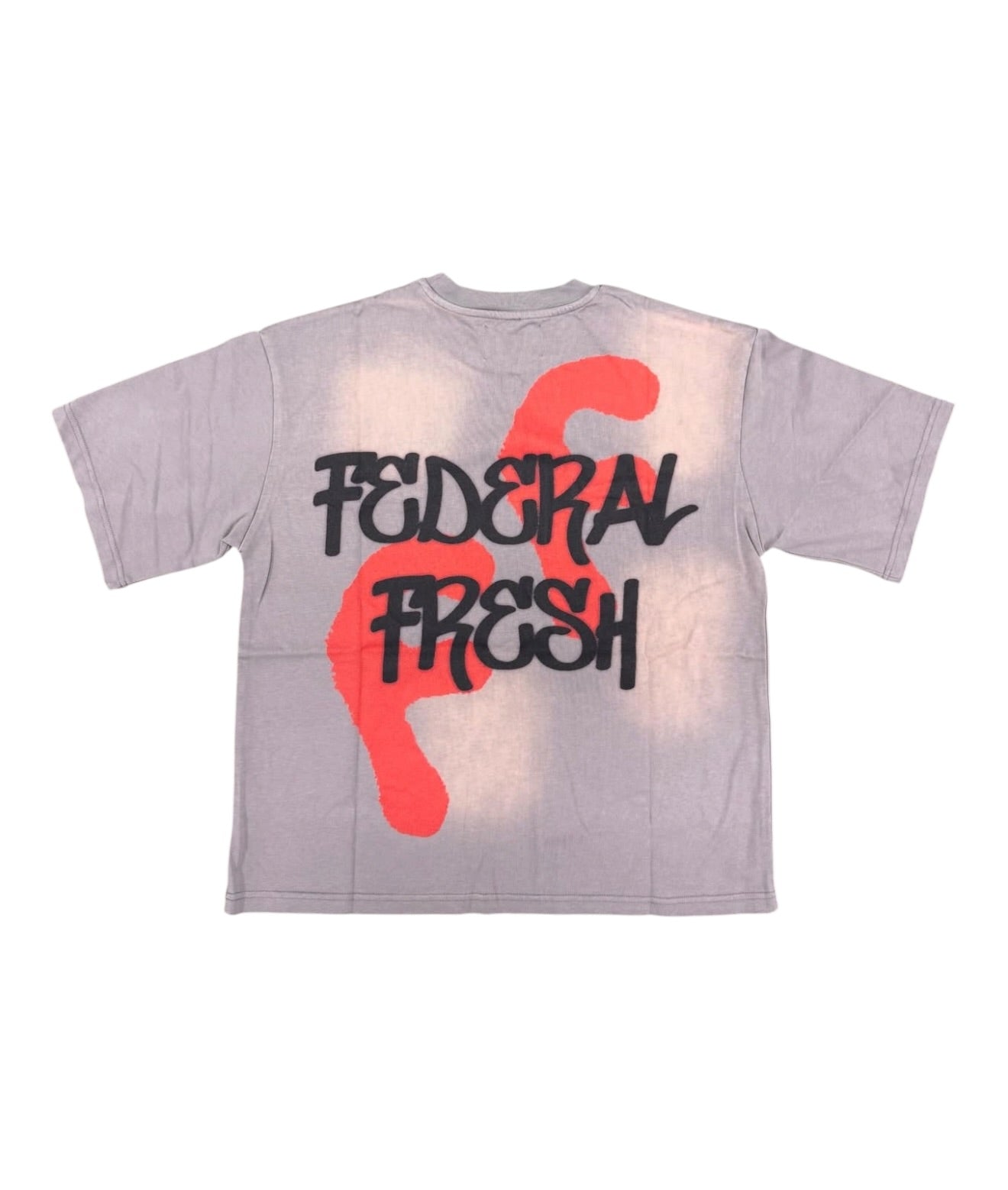 Grey and Red Wash Federal Fresh T-Shirt