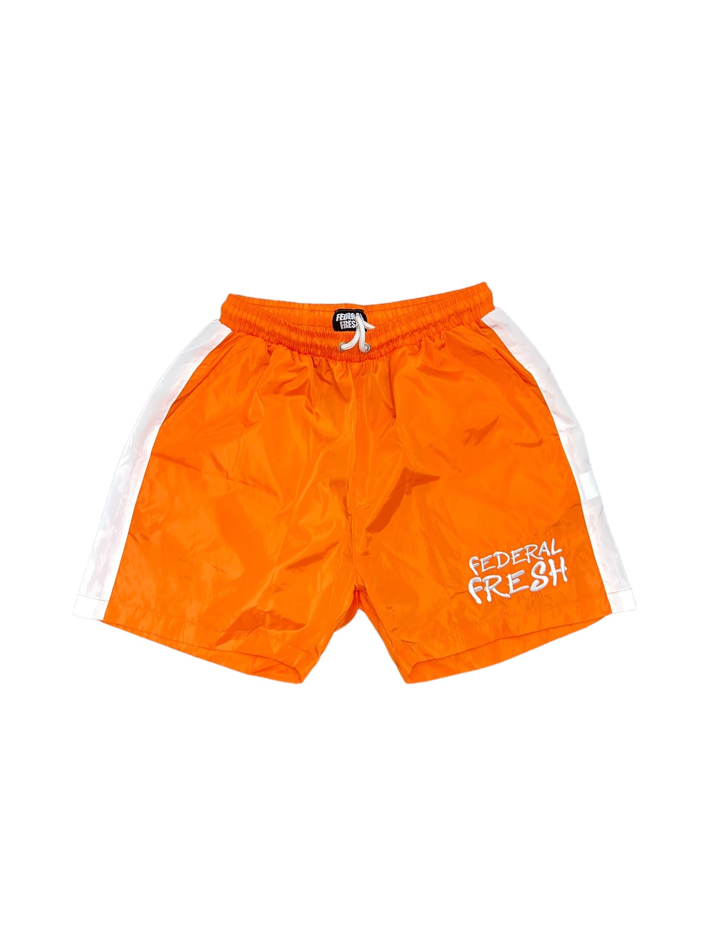 Orange Federal Fresh Nylon Shorts