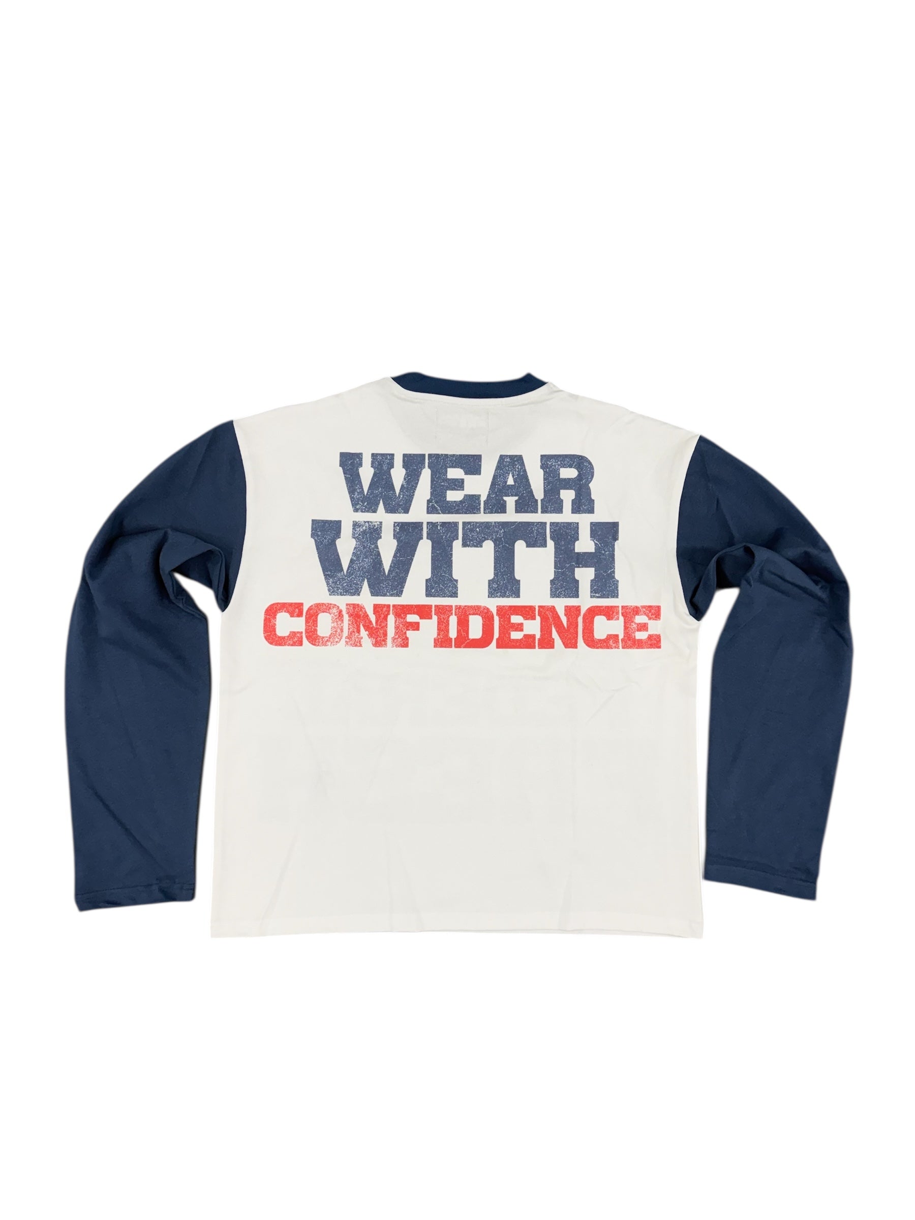 Navy Blue and White Federal Fresh LongSleeve