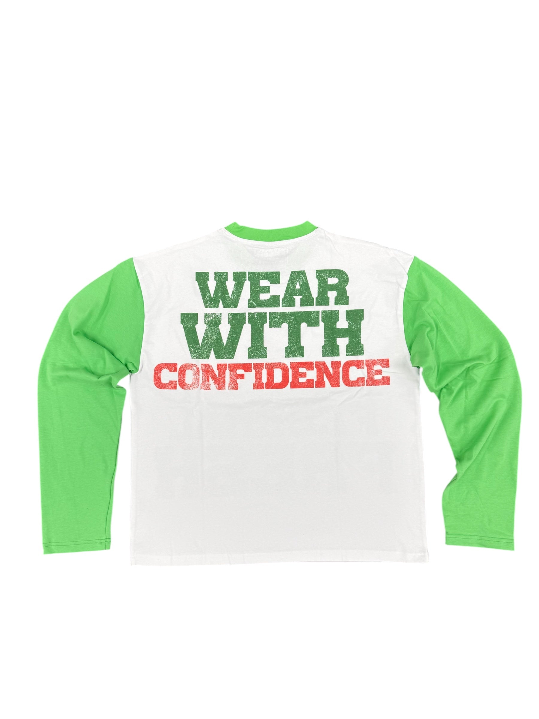 Green and White Federal Fresh LongSleeve
