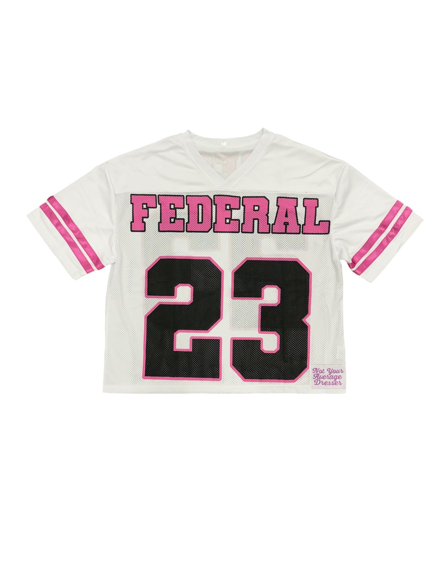 White and Pink Federal Fresh Jersey