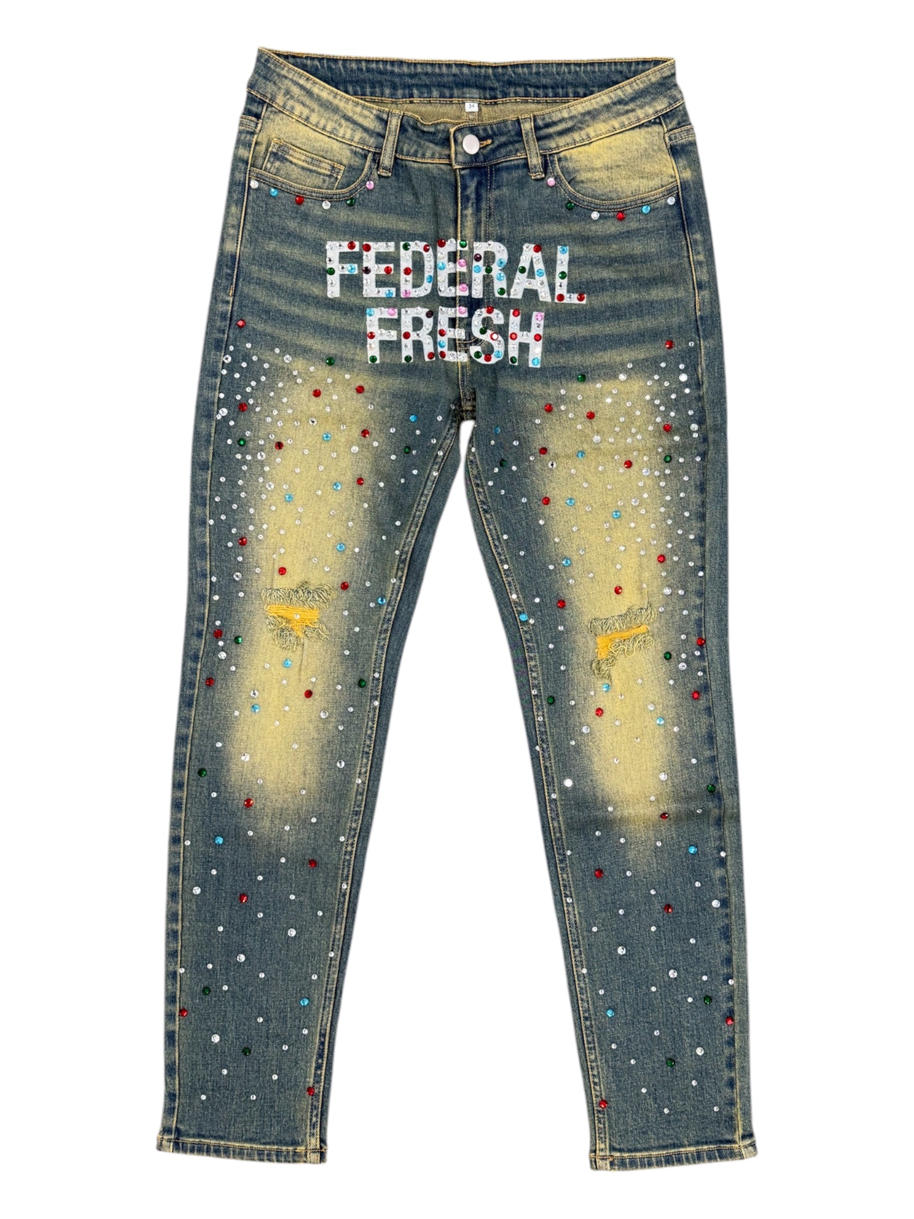 Federal Fresh Rhinestone Jeans